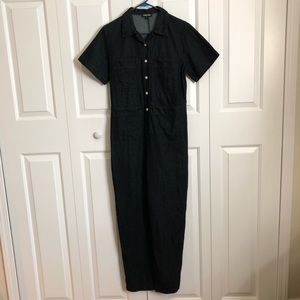 Ilana Kohn Tia Coverall In Dark Denim 